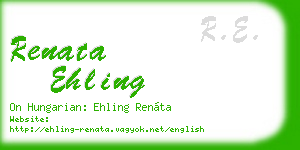 renata ehling business card