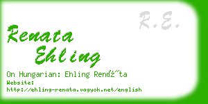 renata ehling business card